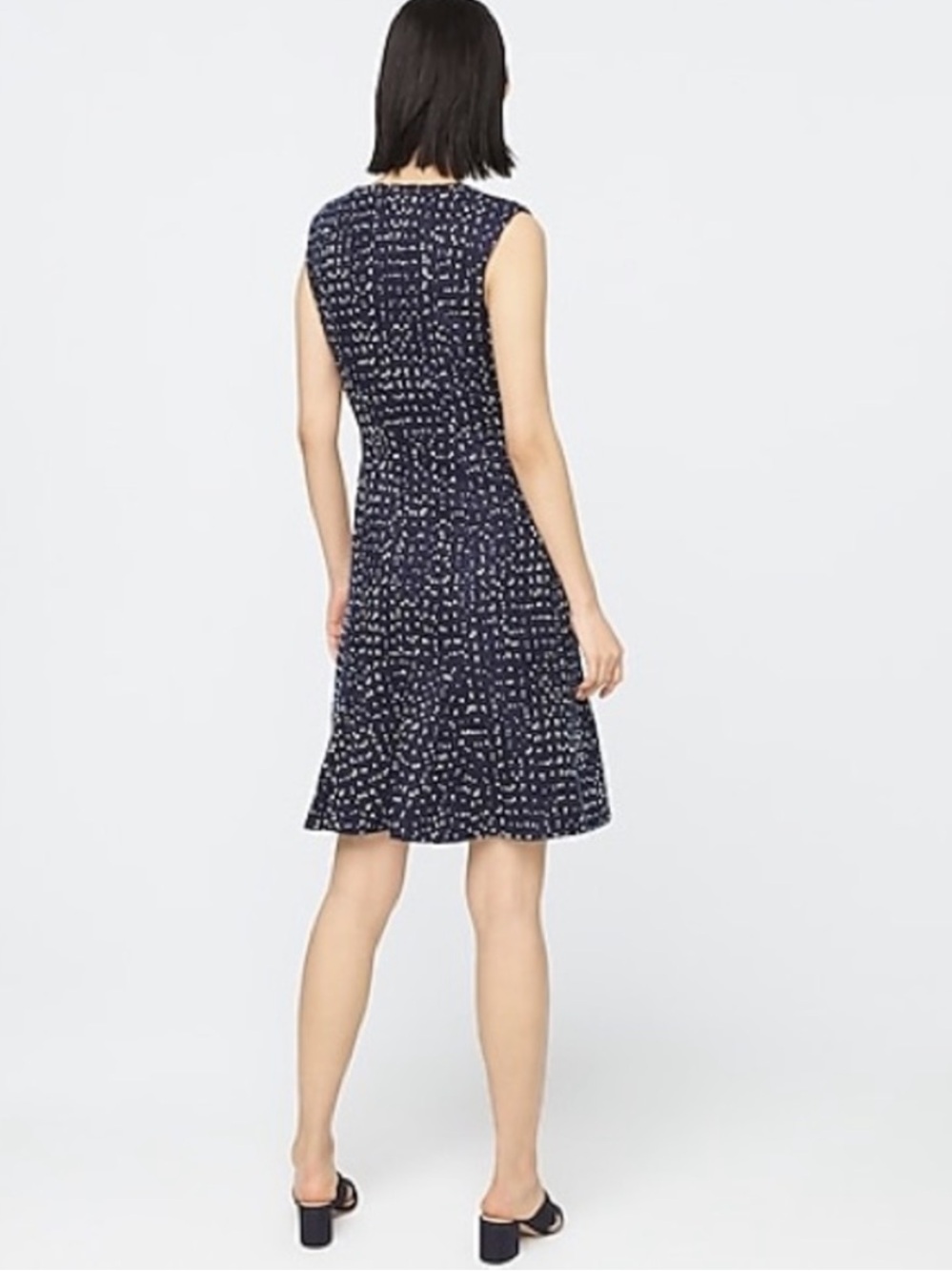 J. Crew NWT A-line dress in Spotted Tweed - Picture 3 of 12